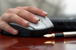 Hand and mouse